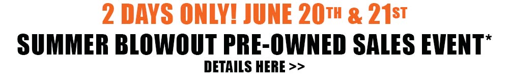 2 days Only preowned sale